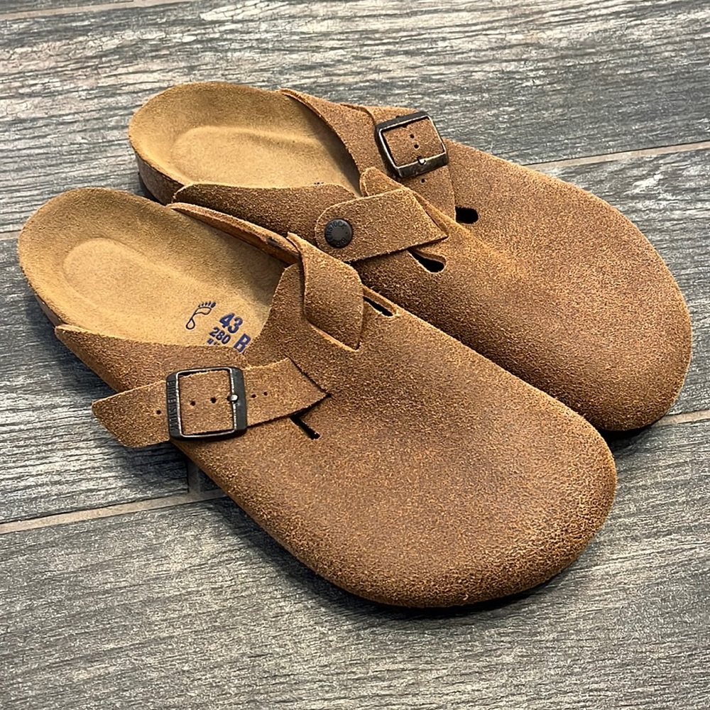 Birkenstock Boston Suede 43, NEW